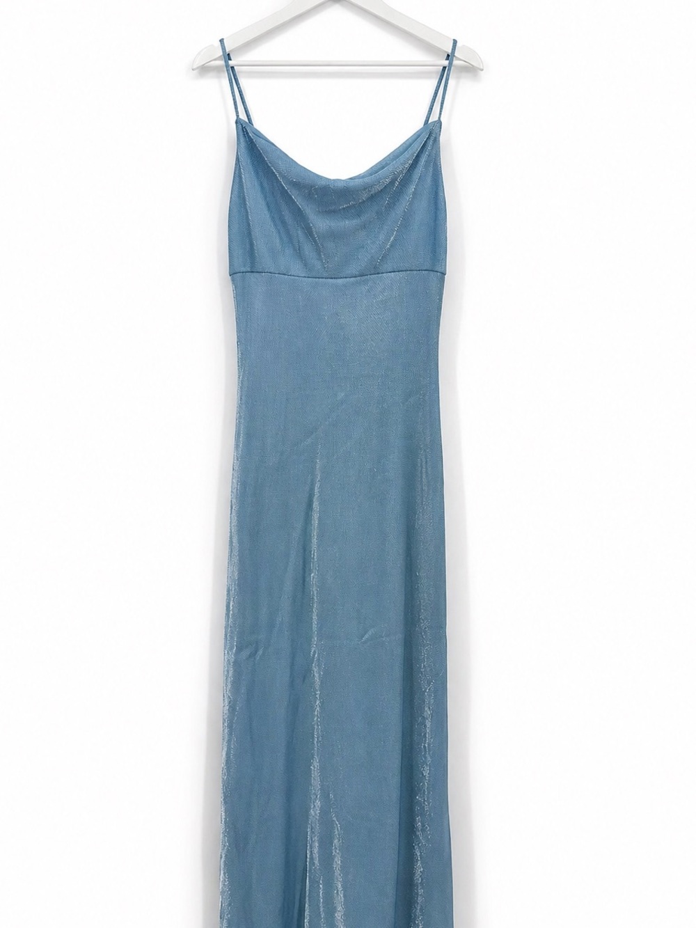 De Laru Sheila Yen Blue Sparkle Long Formal Dress 90s Size 11/12